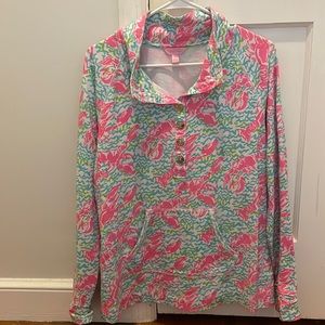 Lilly Pulitzer pullover in lobstah roll